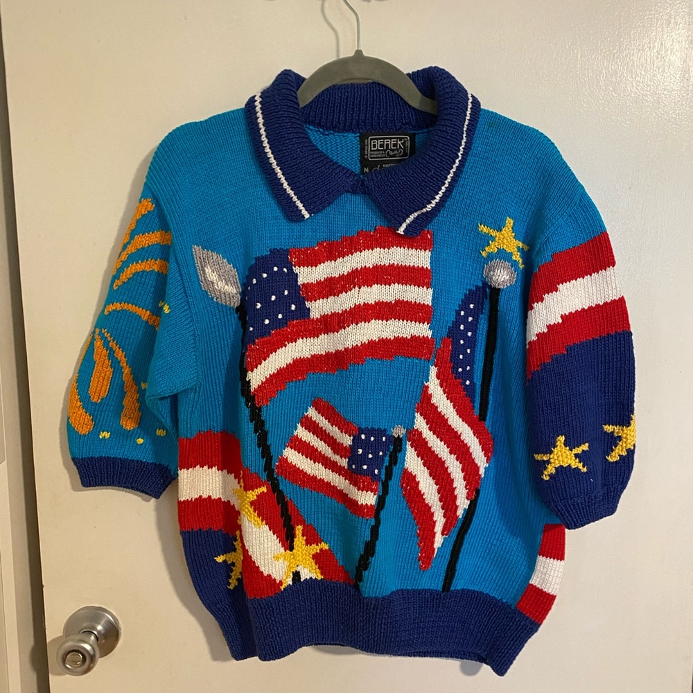 🌟Berek Marta Patriotic Sweater🌟